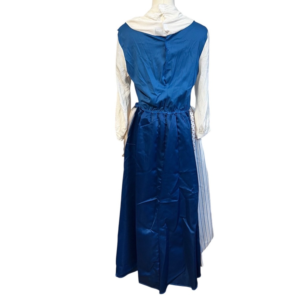 Disney Belle Provincial Costume Dress Women Size M 8-10 Blue Renaissance Cosplay - Picture 6 of 12